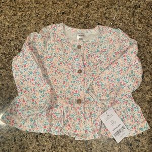 NWT Carters girls sweater 9M